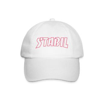 STABIL - SKATE OUTLINE - Baseballkappe - Weiß/Weiß - Vorne