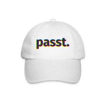 passt. - Baseballkappe - Weiß/Weiß - Vorne