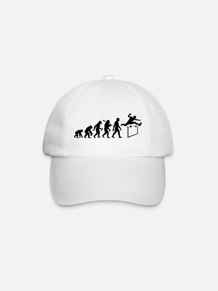 Hürdenläufer Evolution Hürdenlauf Leichtathletik - Baseballkappe - Weiß/Weiß