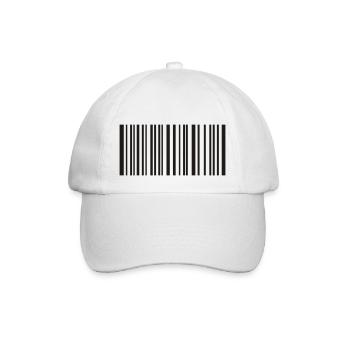 Barcode - Baseballkappe - Weiß/Weiß - Vorne