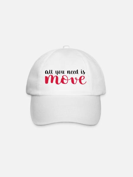 Sport - Baseballkappe - Weiß/Weiß
