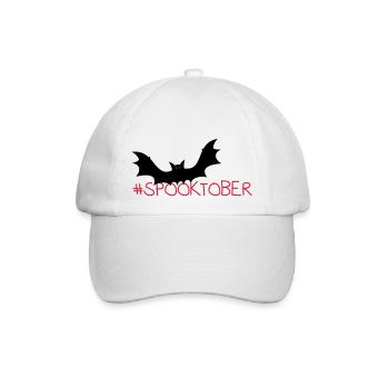 #spooktober / Halloween - Baseballkappe - Weiß/Weiß - Vorne