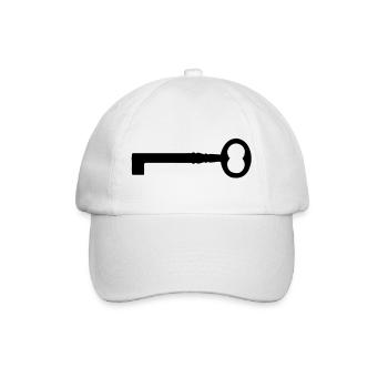 Schlüssel - Baseballkappe - Weiß/Weiß - Vorne