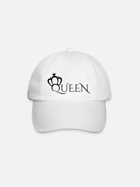 QUEEN AND KING PARTNERLOOK - Baseballkappe - Weiß/Weiß