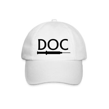 doc Doktor Arzt mit Spritze - Baseballkappe - Weiß/Weiß - Vorne