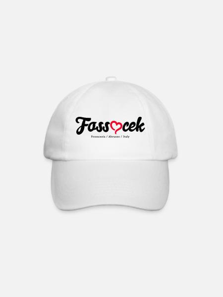 Fossacek - Baseballkappe - Weiß/Weiß