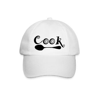 cook - Baseballkappe - Weiß/Weiß - Vorne
