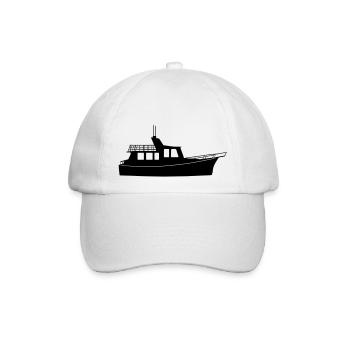 Boat de - Baseballkappe - Weiß/Weiß - Vorne