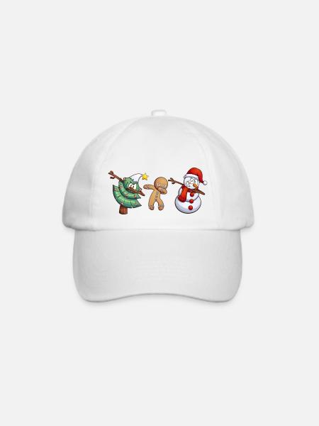 Weihnachten - Baseballkappe - Weiß/Weiß
