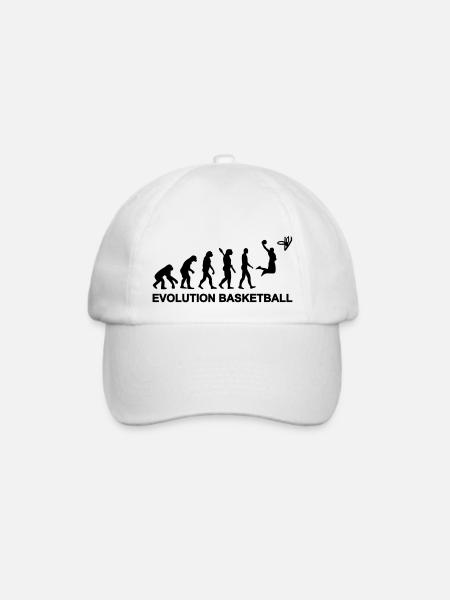 Evolution Basketball - Baseballkappe - Weiß/Weiß