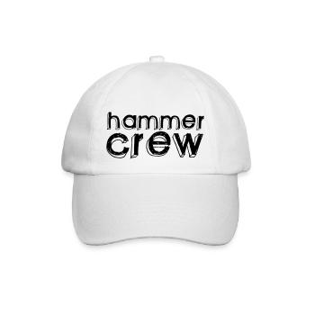 hammer crew - Baseballkappe - Weiß/Weiß - Vorne