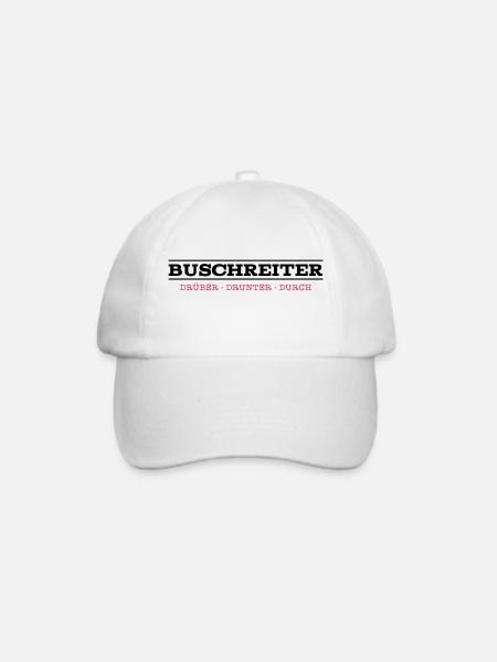 Buschreiter DDD - Baseballkappe - Weiß/Weiß