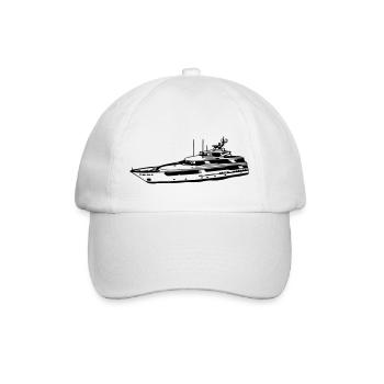 yacht - Baseballkappe - Weiß/Weiß - Vorne