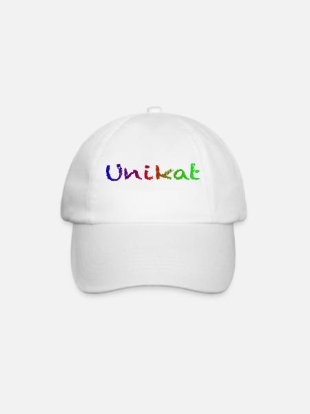 Unikat - Baseballkappe - Weiß/Weiß