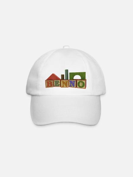Benno - Baseballkappe - Weiß/Weiß