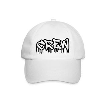 crew - Baseballkappe - Weiß/Weiß - Vorne