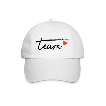 Team - Baseballkappe - Weiß/Weiß - Vorne