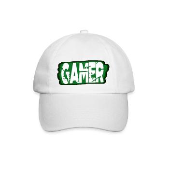 gamepad videogame video videogamer video game - Baseballkappe - Weiß/Weiß - Vorne