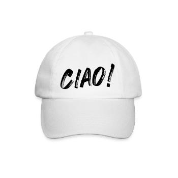 Ciao! - Baseballkappe - Weiß/Weiß - Vorne