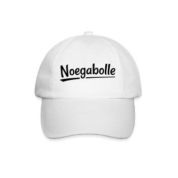 Noegabolle - Antwerpener Dialekt - Baseballkappe - Weiß/Weiß - Vorne