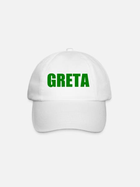 Greta - Baseballkappe - Weiß/Weiß