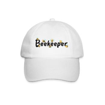 Imker Imkerin Imkerei - Baseballkappe - Weiß/Weiß - Vorne