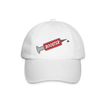 Spritze Impfstoff Booster - Baseballkappe - Weiß/Weiß - Vorne
