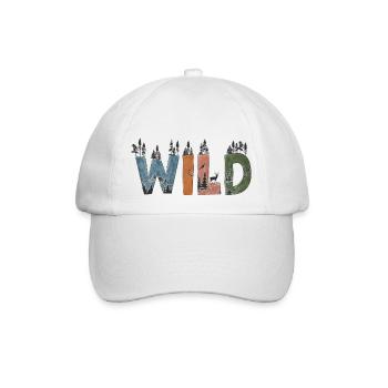 Wilde Natur - Baseballkappe - Weiß/Weiß - Vorne