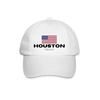 Houston - Baseballkappe - Weiß/Weiß - Vorne