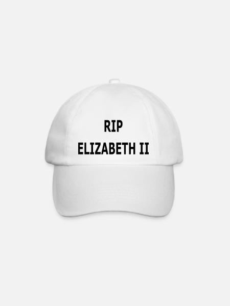 RIP ELISABETH II. - Baseballkappe - Weiß/Weiß
