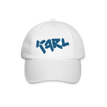 Karl - Baseballkappe - Weiß/Weiß - Vorne