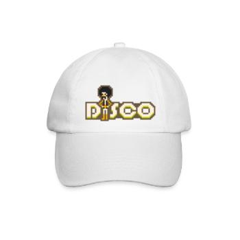 8bit disco - Baseballkappe - Weiß/Weiß - Vorne