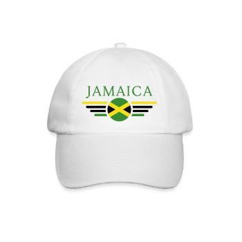 Jamaika - Baseballkappe - Weiß/Weiß - Vorne