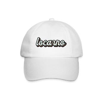 Locarno Regenbogen Script - Baseballkappe - Weiß/Weiß - Vorne