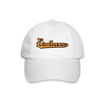 Eindhoven Retro Script - Baseballkappe - Weiß/Weiß - Vorne