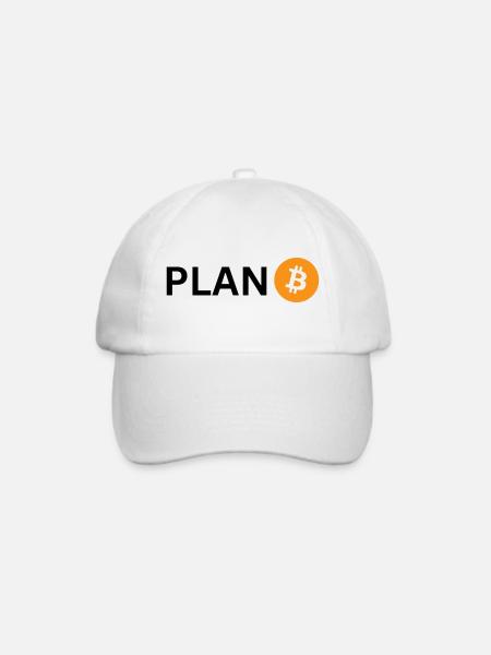 Plan B - Baseballkappe - Weiß/Weiß