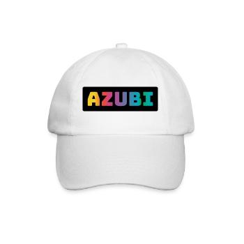 Azubi Tshirt coloured black - Baseballkappe - Weiß/Weiß - Vorne