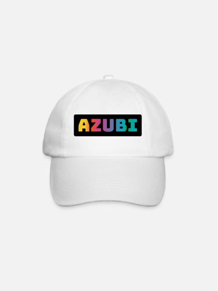 Azubi Tshirt coloured black - Baseballkappe - Weiß/Weiß