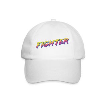 Fighter - Baseballkappe - Weiß/Weiß - Vorne