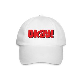 Okay - Baseballkappe - Weiß/Weiß - Vorne