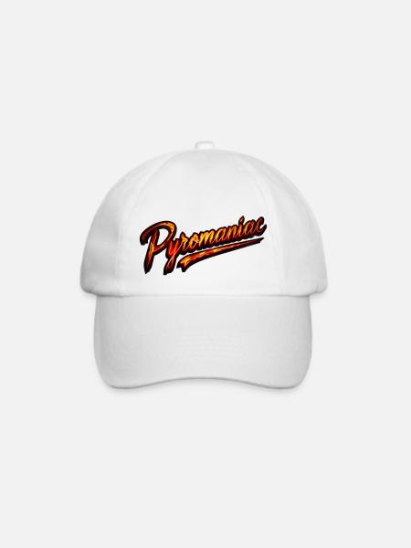 Pyromane - Baseballkappe - Weiß/Weiß