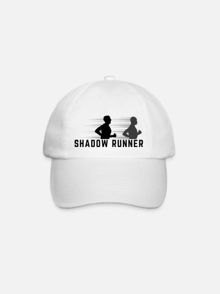 Shadow Runner - Baseballkappe - Weiß/Weiß