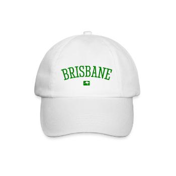 Brisbane Australia Down Under Kangaroo Koala - Baseballkappe - Weiß/Weiß - Vorne