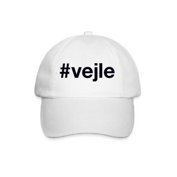 VEJLE Hashtag Denmark Dänemark - Baseballkappe - Weiß/Weiß - Vorne