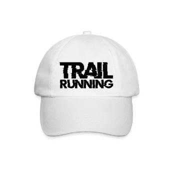 Trail Running Sport - Baseballkappe - Weiß/Weiß - Vorne