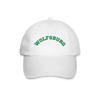 Wolfsburg - Baseballkappe - Weiß/Weiß - Vorne