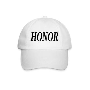 Honor Ehre - Baseballkappe - Weiß/Weiß - Vorne