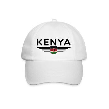 Nairobi Design für Kenia-Liebhaber - Baseballkappe - Weiß/Weiß - Vorne