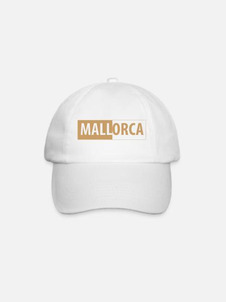 MALLorca im Kasten (beige) - Baseballkappe - Weiß/Weiß