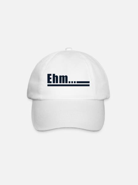 Ehm-Stellungnahme - Baseballkappe - Weiß/Weiß